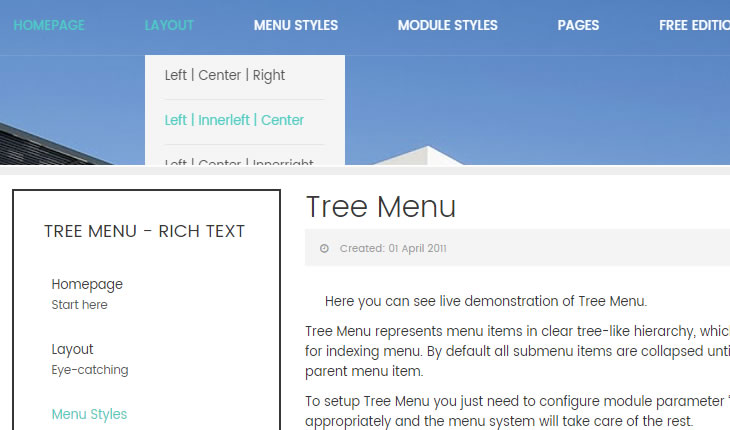 Menu Styles